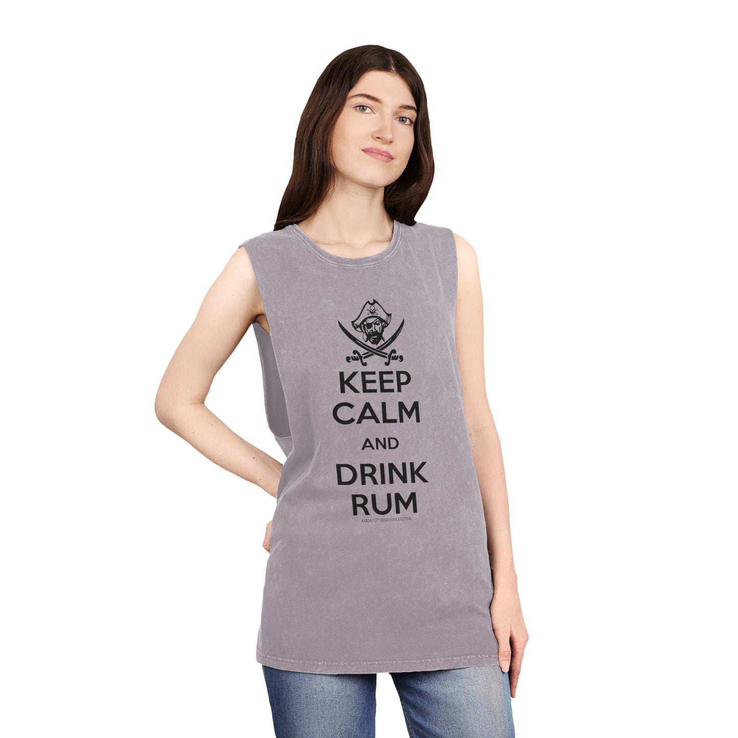 Keep Calm Drink Rum Tank Top
