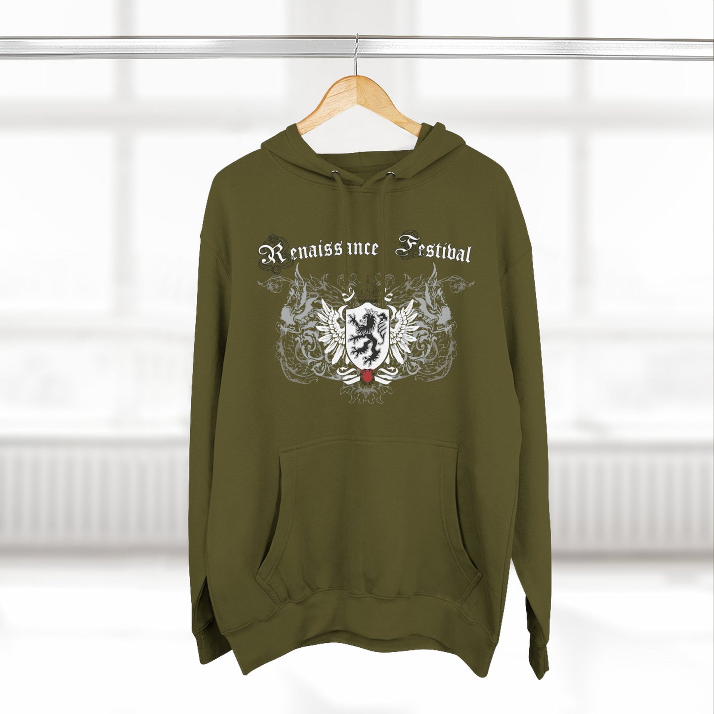 STL Renaissance Festival Lion Crest  Shirt Fleece Hoodie