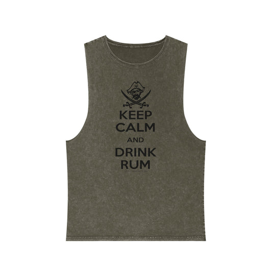Keep Calm Drink Rum Tank Top