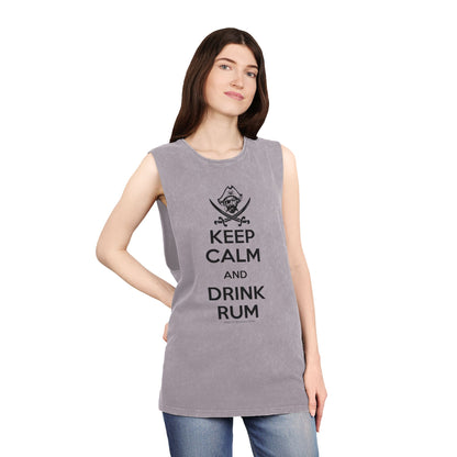 Keep Calm Drink Rum Tank Top