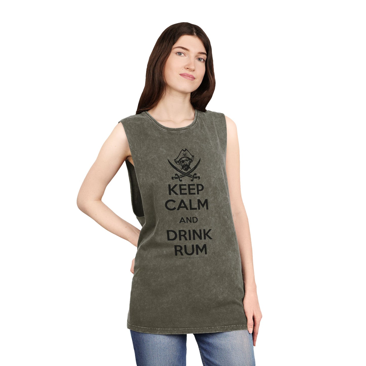 Keep Calm Drink Rum Tank Top