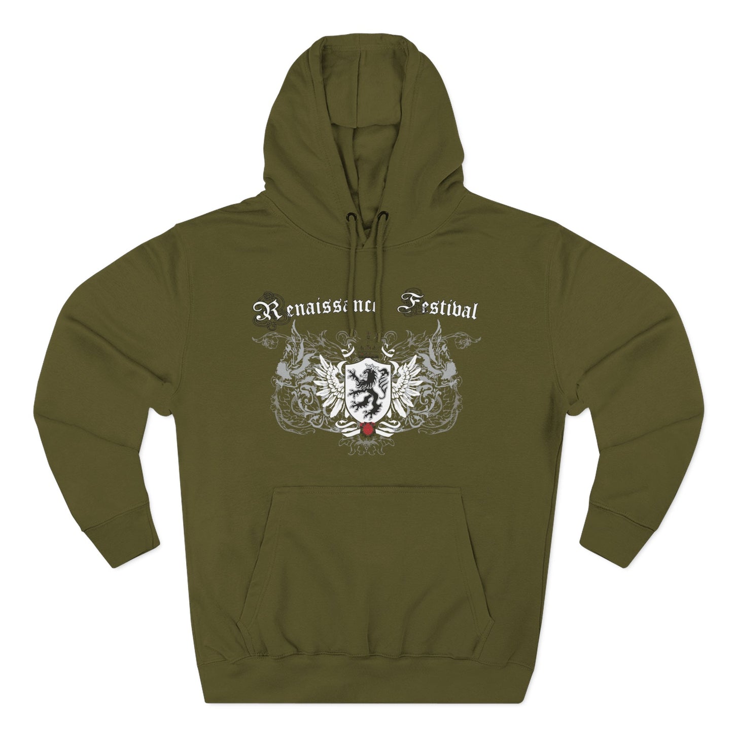STL Renaissance Festival Lion Crest  Shirt Fleece Hoodie