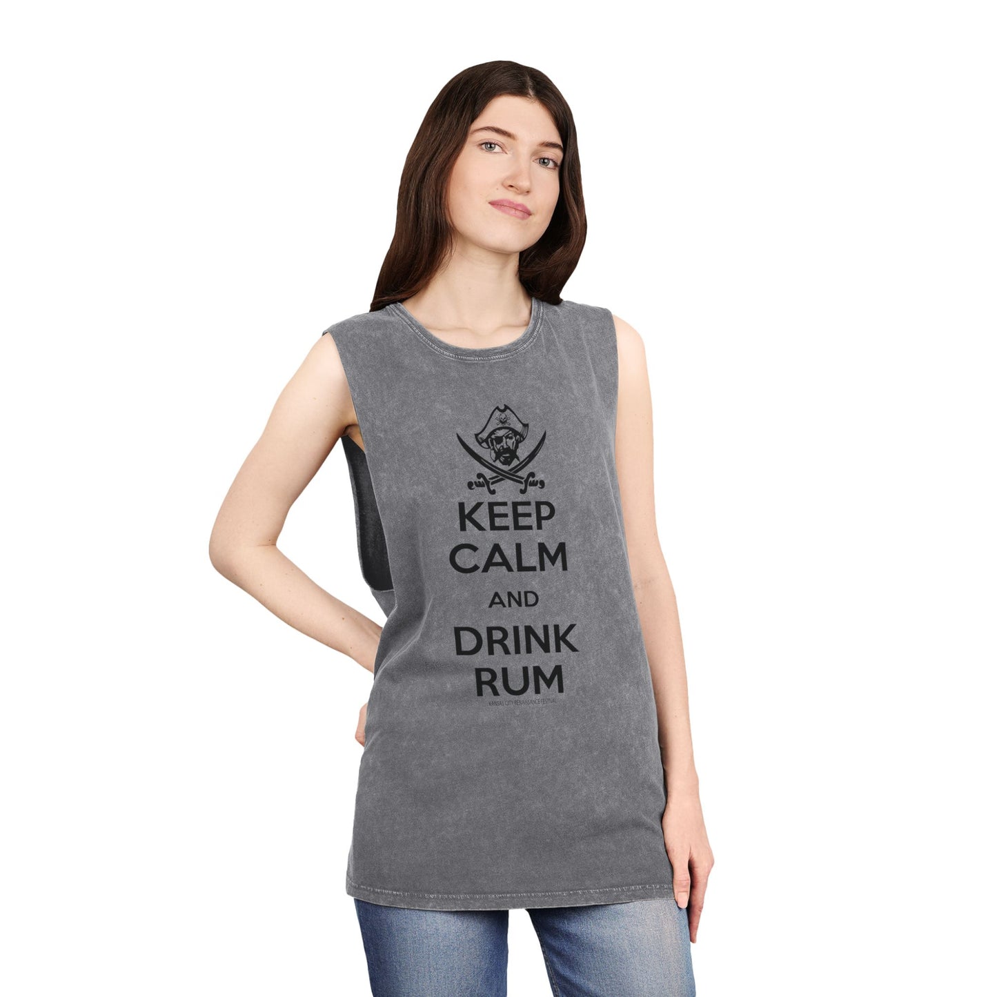 Keep Calm Drink Rum Tank Top